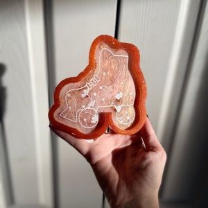 Resin Rollerskate Trinket Dish